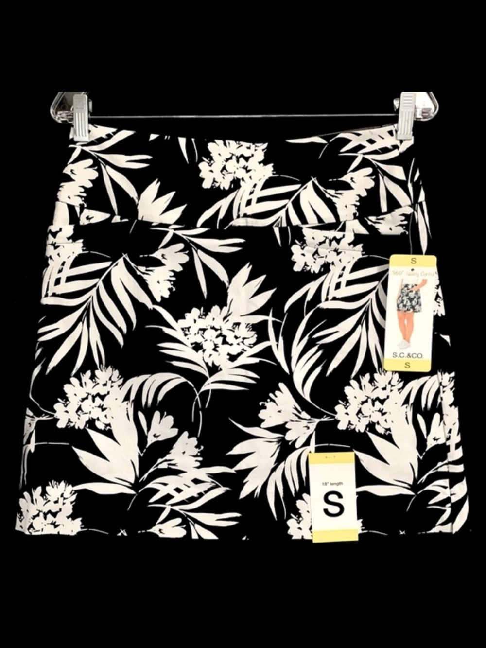 S.C.&CO. Floral Print Skort